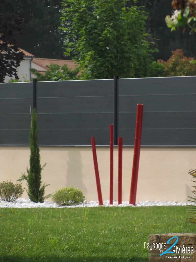 Clôture en aluminium - Paysagiste Nantes des Deux Rivières