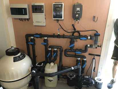 Consommation électrique piscine - Paysage des deux rivières