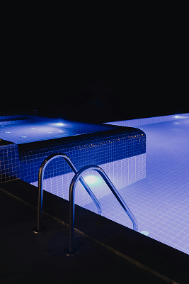 Éclairage piscine - paysage des deux rivières-3