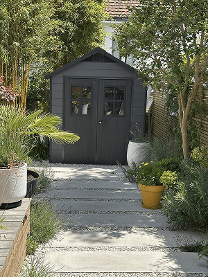 Jardin sec contemporain - Paysage des deux rivières-2