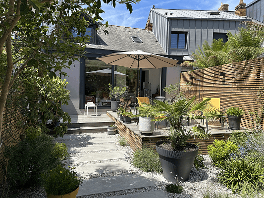 Jardin sec contemporain - Paysage des deux rivières-5