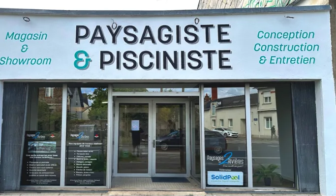 showroom piscine - devanture face - paysages des 2 rivières